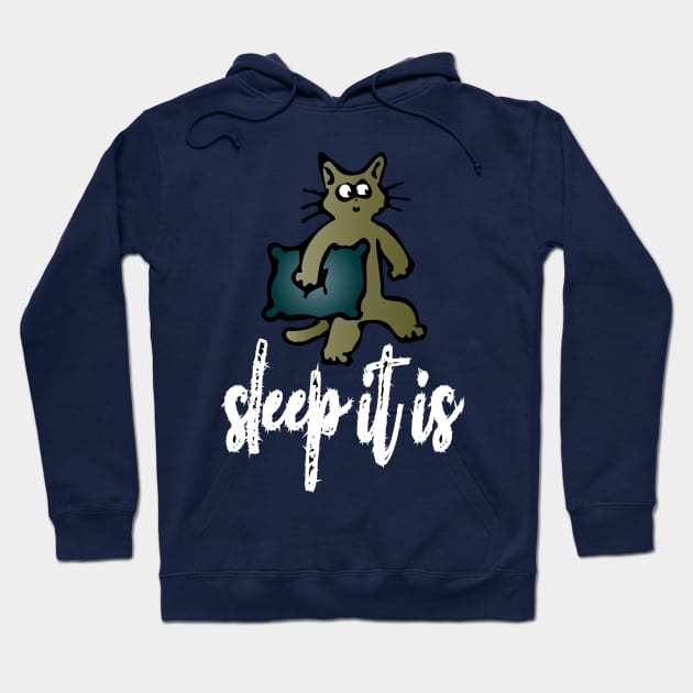 sleep it is Hoodie by lazykitty